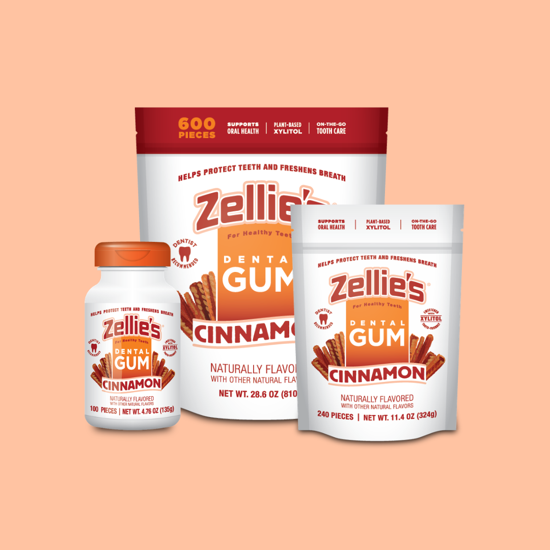CINNAMON Xylitol Dental Gum – Zellie's