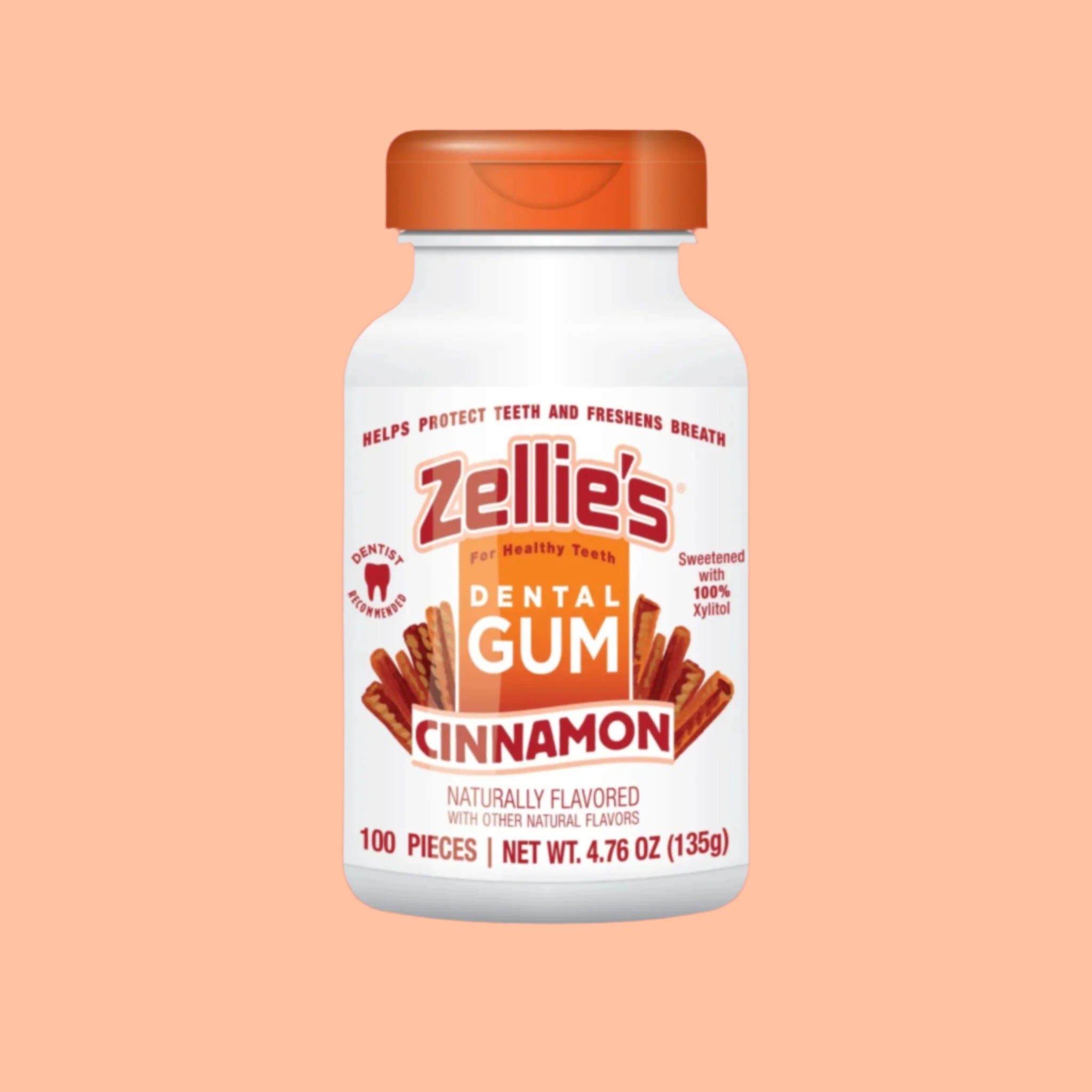 CINNAMON Xylitol Dental Gum – Zellie's