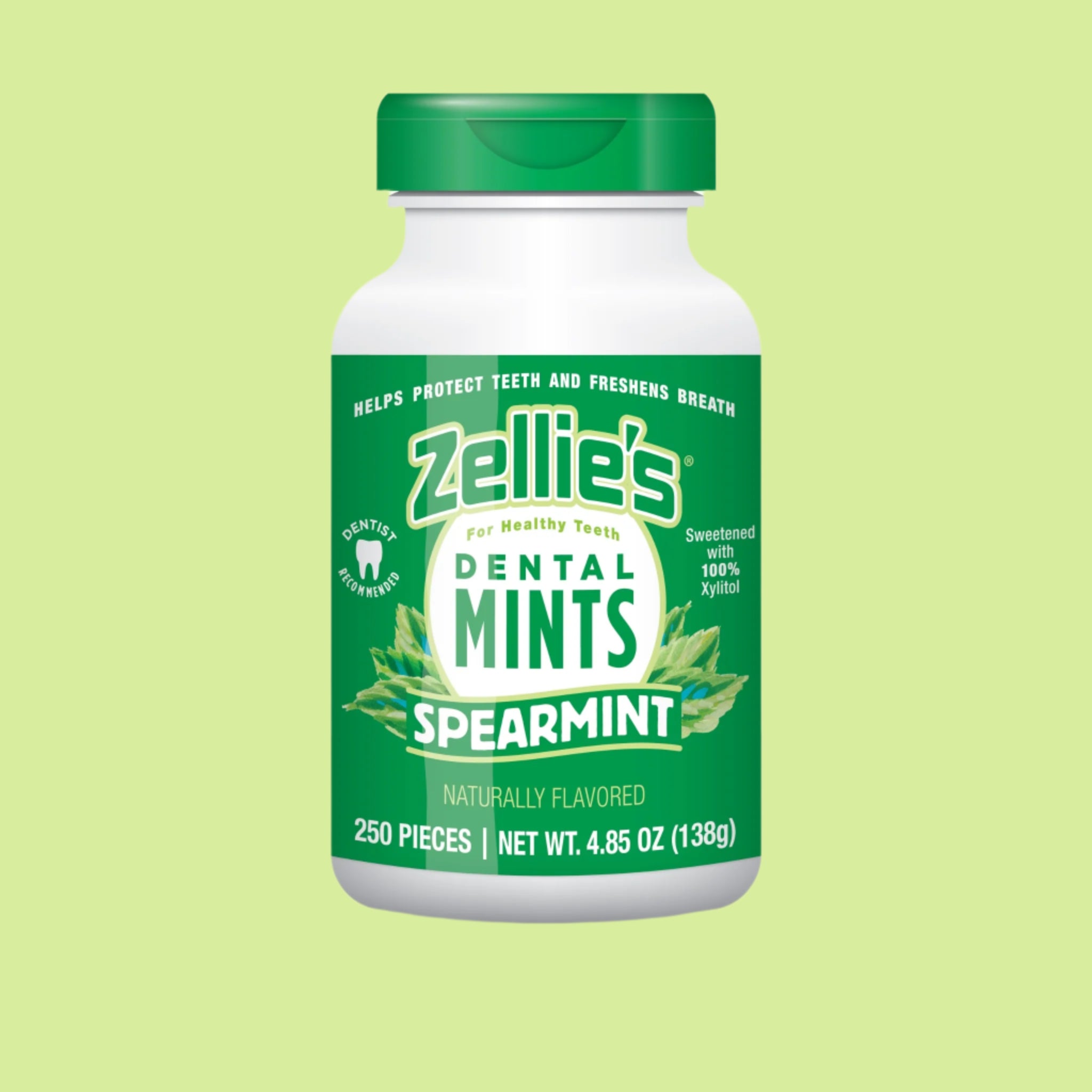 SPEARMINT Xylitol Dental Mints – Zellie's