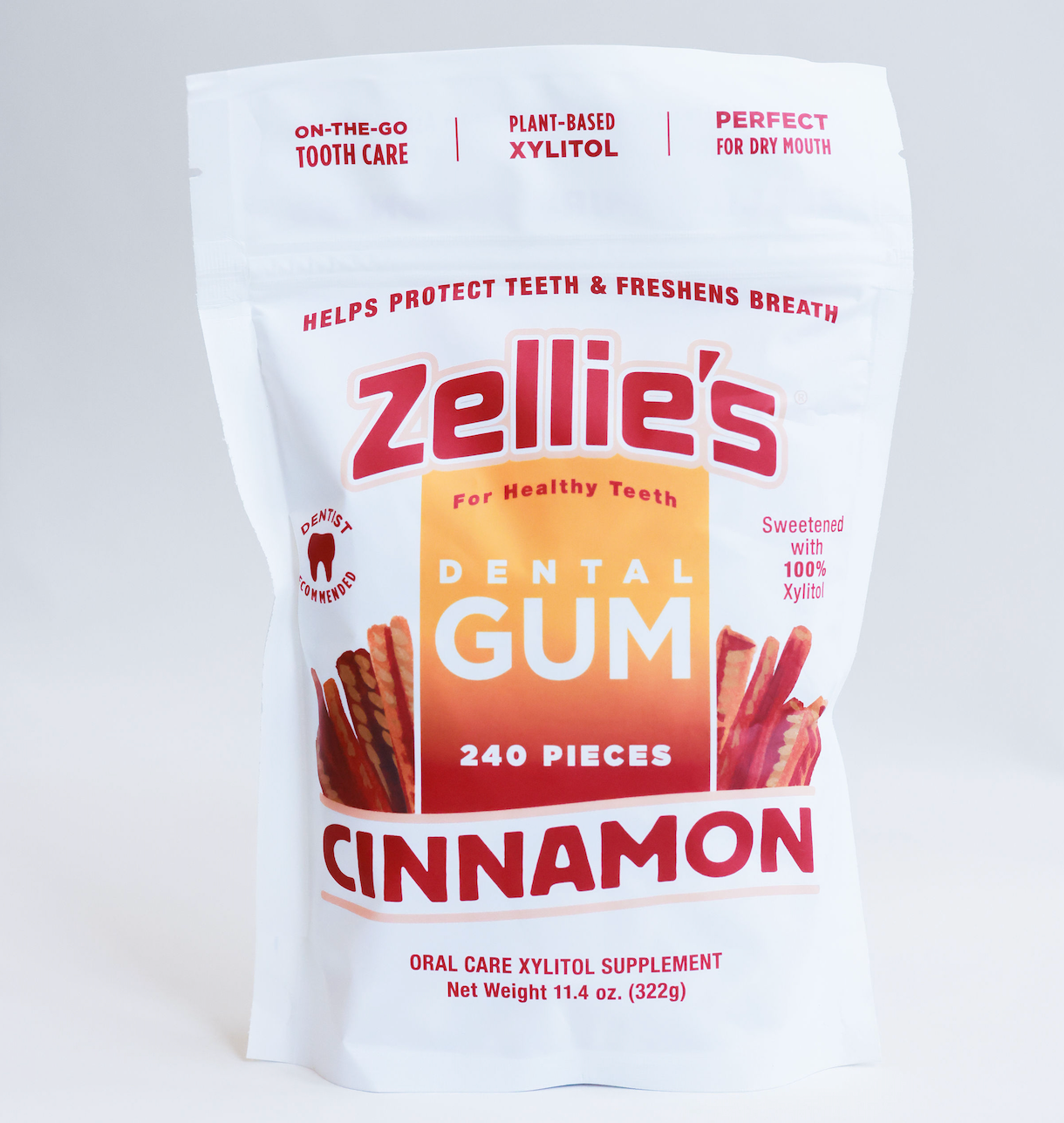 CINNAMON Xylitol Dental Gum Zellie's