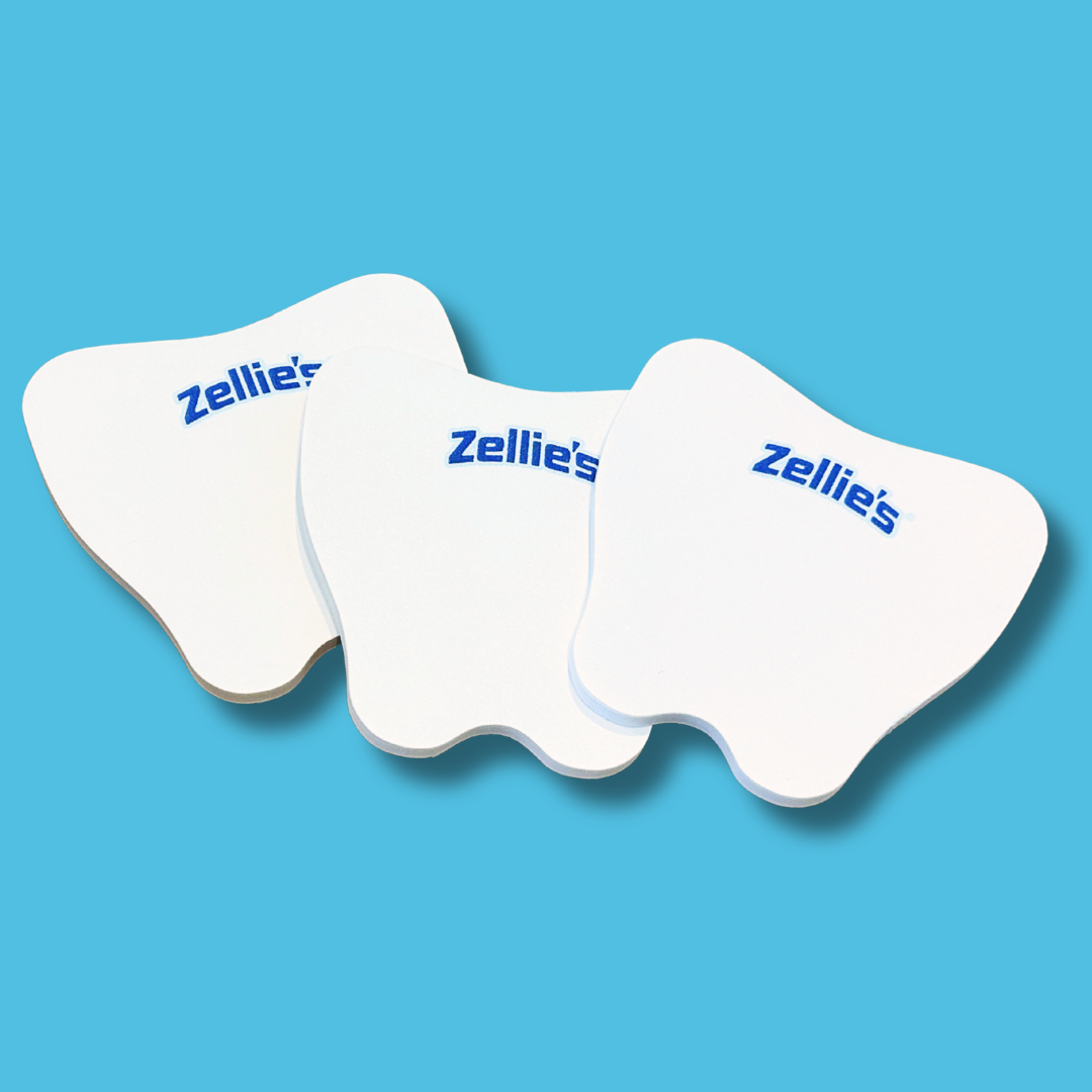 Zellie's Tooth-Shaped Sticky Notepads - Pack of 3