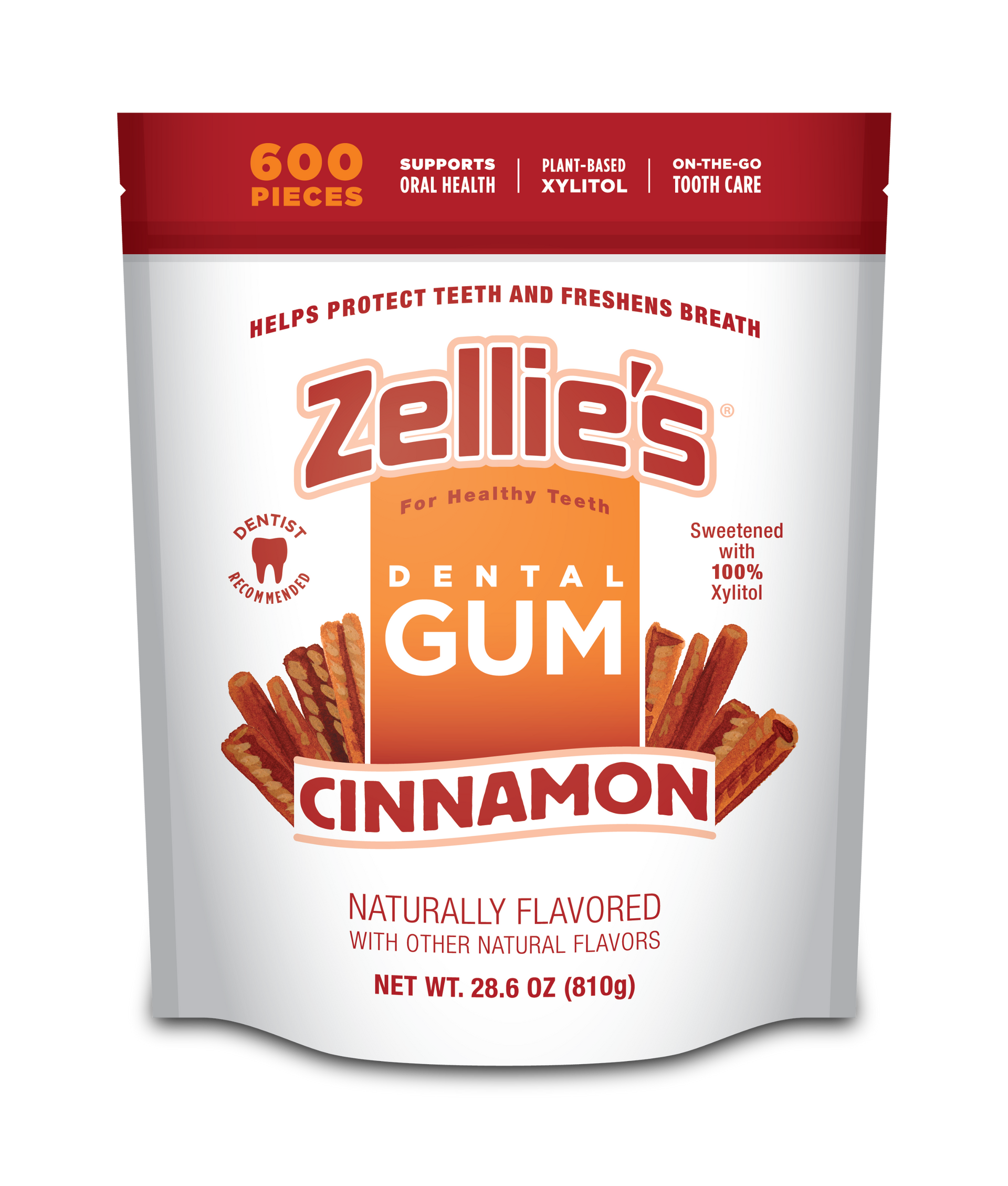 CINNAMON Xylitol Dental Gum – Zellie's