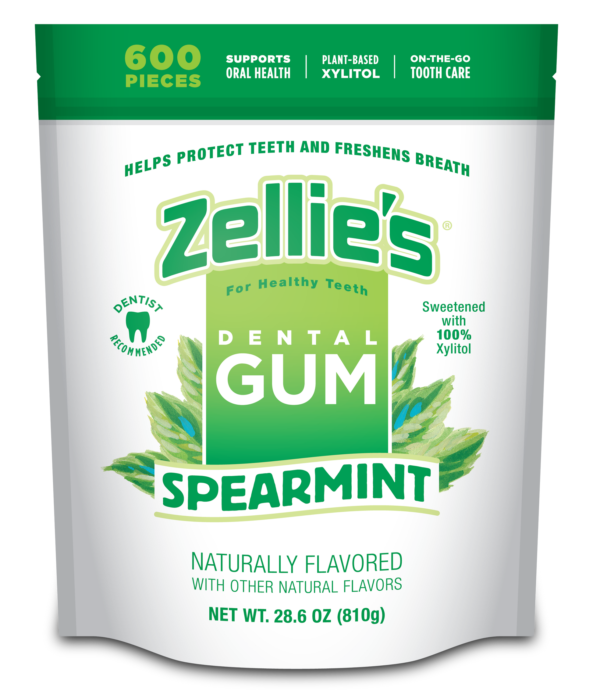 SPEARMINT Xylitol Dental Gum – Zellie's SPEARMINT Xylitol Dental Gum – Zellie's