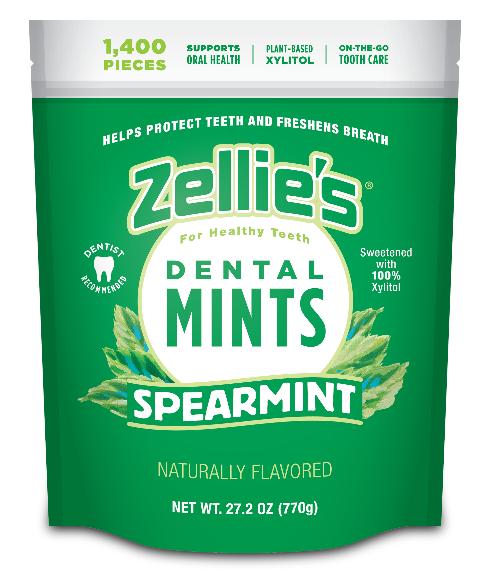 SPEARMINT Xylitol Dental Mints – Zellie's SPEARMINT Xylitol Dental Mints – Zellie's