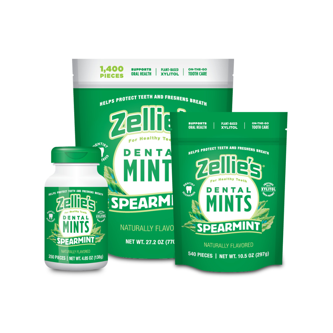 SPEARMINT Xylitol Dental Mints – Zellie's SPEARMINT Xylitol Dental Mints – Zellie's