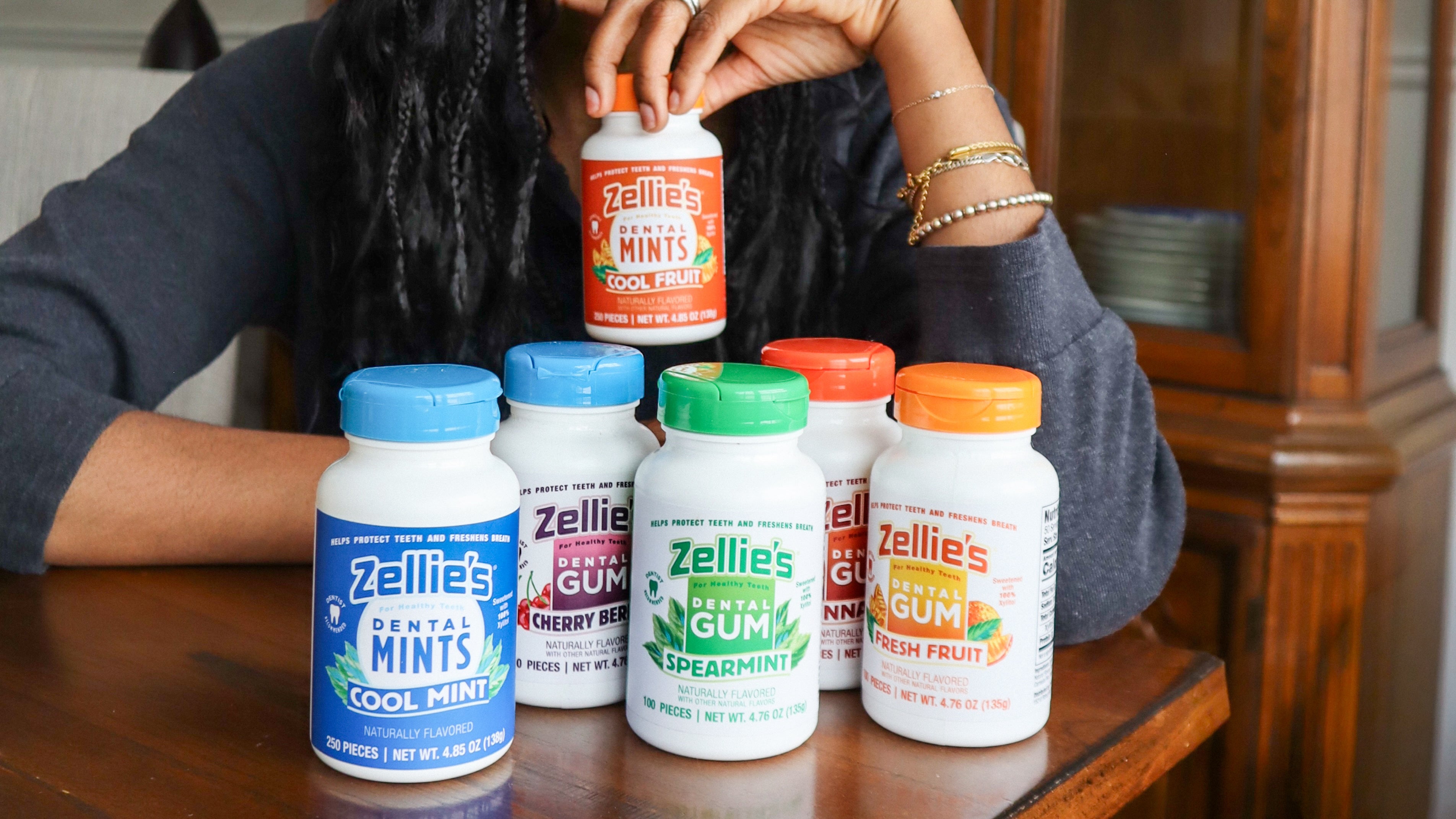 Zellie's Xylitol Dental Mints and Gum for Healthy Teeth