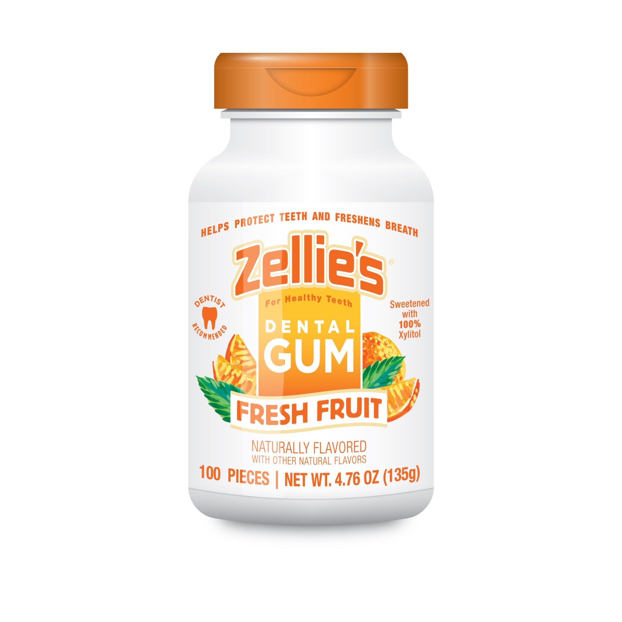 FRESH FRUIT Xylitol Dental Gum – Zellie's