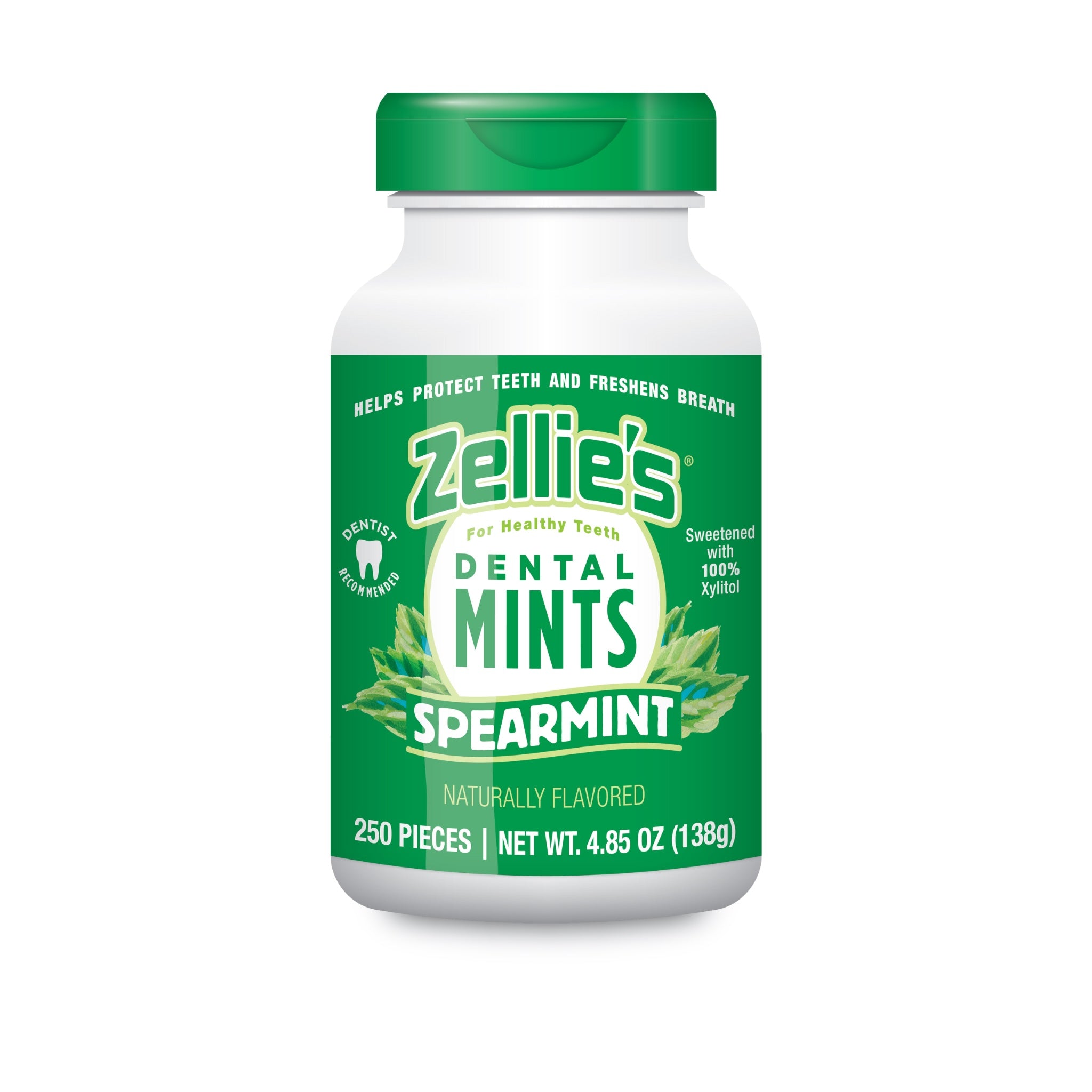 SPEARMINT Xylitol Dental Mints – Zellie's