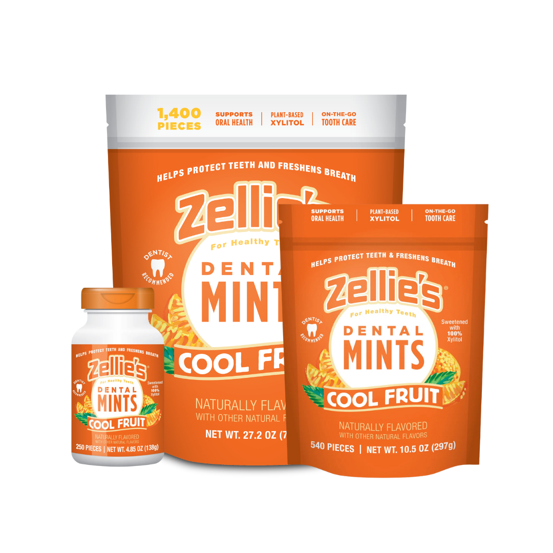 COOL FRUIT Xylitol Dental Mints – Zellie's COOL FRUIT Xylitol Dental Mints – Zellie's