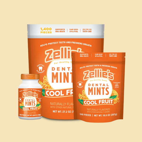 COOL FRUIT Xylitol Dental Mints – Zellie's COOL FRUIT Xylitol Dental Mints – Zellie's