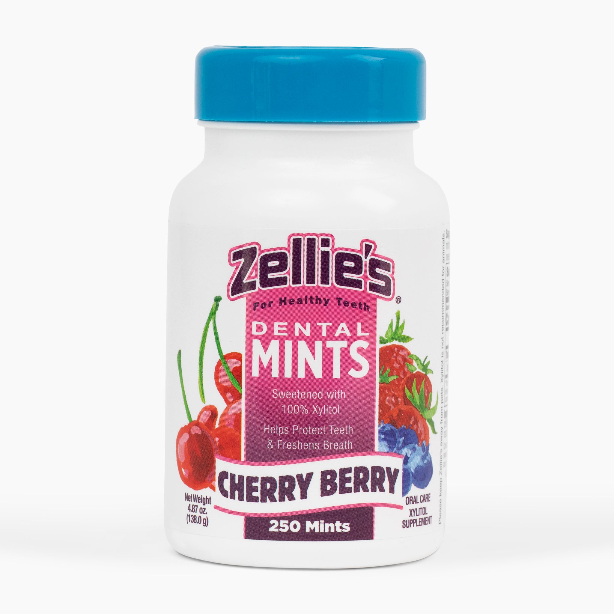 CHERRY BERRY Xylitol Dental Mints Zellie's